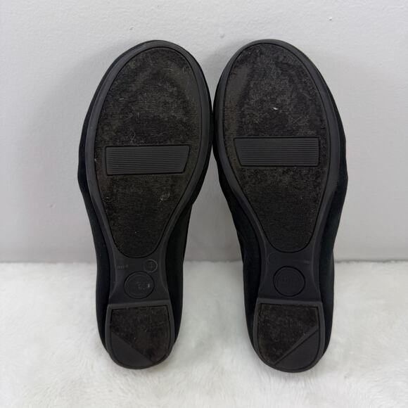 Wonder Nation Girls Black Criss-Cross Ballet Flats – Girls US Size 4 - Picture 7 of 10